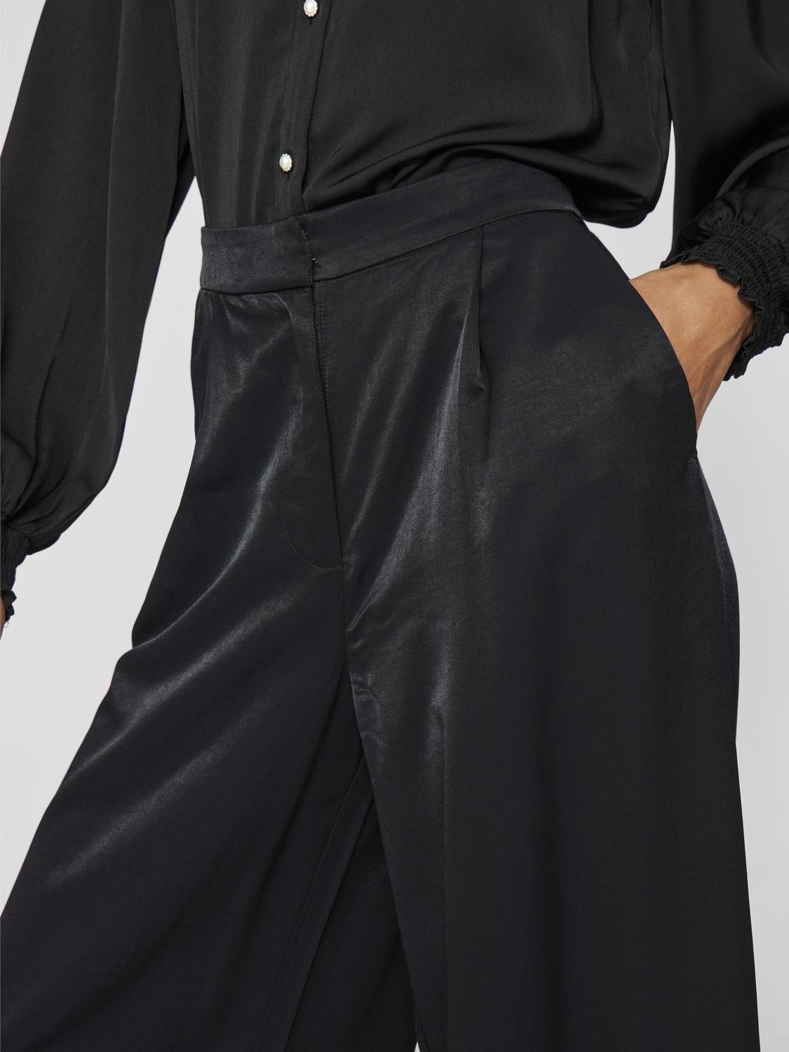 VIGRY Trousers - Black Beauty - VERO MODA & VILA Bergvik